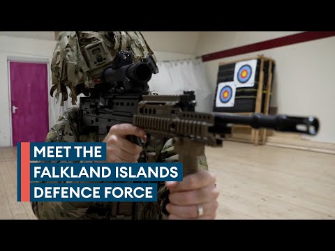 Small but mighty: Meet the 40-strong Falklands army