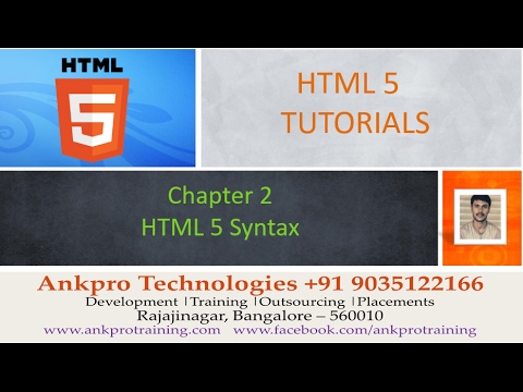 HTML 5 Chapter 1 Introduction to HTML 5