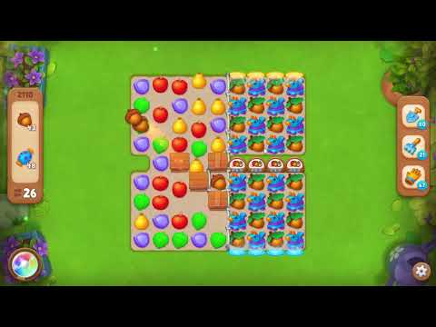 Gardenscapes 2110 Level - 28 moves - NO BooSTERS