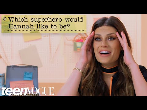 Hannah Stocking Guesses How 1,599 Fans Responded to a Survey About Her | Teen Vogue