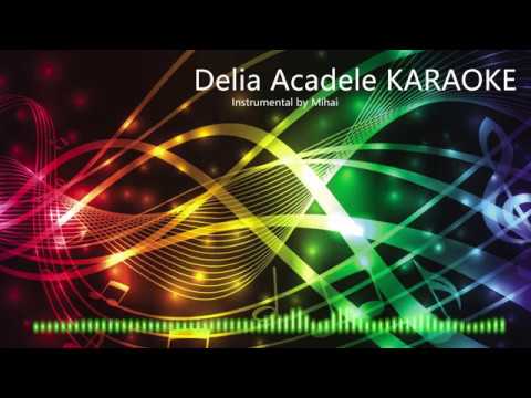 Delia - Acadele KARAOKE(intstrumental) by Mihai