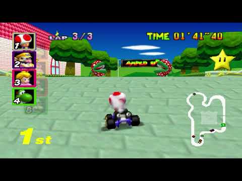 Mario Kart 64 Amped Up v2.96A Mushroom Cup 100cc 