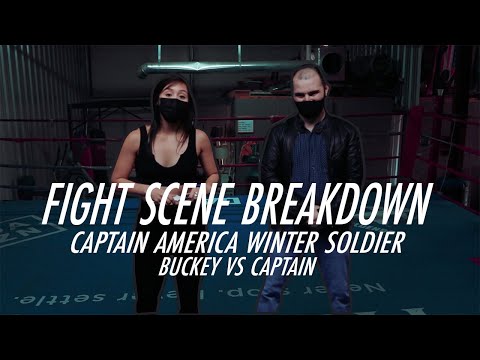 CAPTAIN AMERICA WINTER SOLDIER - BUCKY VS CAPTAIN AMERICA - FIGHT SCENE BREAKDOWN