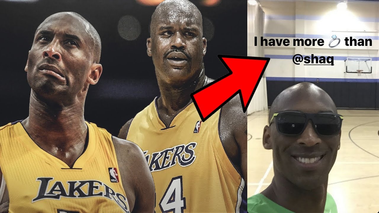 <h1 class=title>Kobe and Shaq ROAST Each Other on Social Media for not winning more championships with the Lakers</h1>
