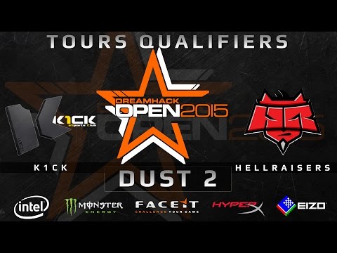 K1ck vs HellRaisers - Dust 2 (Dreamhack Open 2015 Tours Qualifiers)