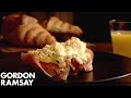 Scrambled Eggs & Smoked Salmon On Toasted Croissants | Gordon Ramsay