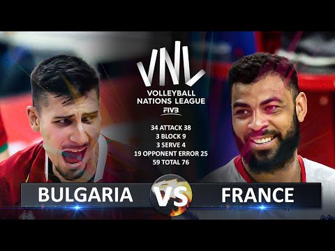 Bulgaria vs France | Men's VNL 2024
