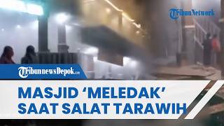 Masjid di Jember 'Meledak' saat Salat Tarawih Digelar, Tembok Sampai Jebol Bikin Warga Panik!