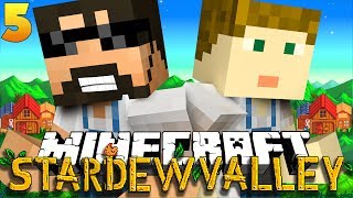 Minecraft: STARDEW VALLEY | CHICKENS ON OUR HEAD?! #5