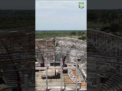 Avanza el techado del Polideportivo de Villa Hayes