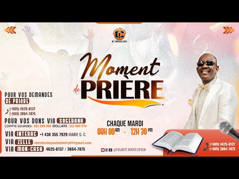 EN DIRECT | MOMENT DE PRIÈRE - 10 FÉVRIER 2026 | Psalmiste Indrick Cupidon