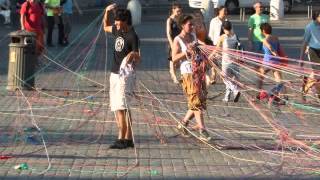 ACCADEMIA COSTUME E MODA-ALTA MODA ALTA ROMA-FLASH MOB-STREET ART