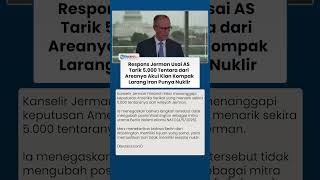 Penarikan Ribuan Pasukan AS Tak Goyahkan NATO, Jerman Tegaskan Tetap Bermitra dan Soroti Nuklir Iran