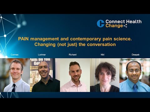 PAIN management and contemporary pain science. Changing (not just) the conversation - 21.10.20