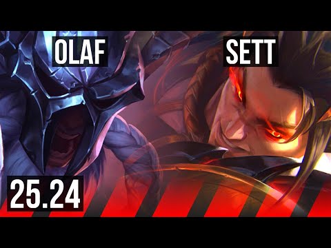OLAF vs SETT (TOP) | Good KDA: 11/1/8 | KR Diamond | 25.24