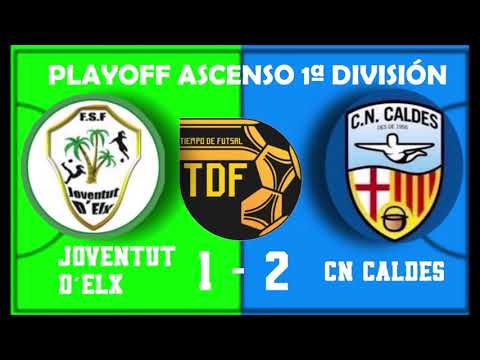 Resumen playoff de ascenso a Primera División (F). Clínica Blasco-FS Joventut d'Elx vs CN Caldes FS.
