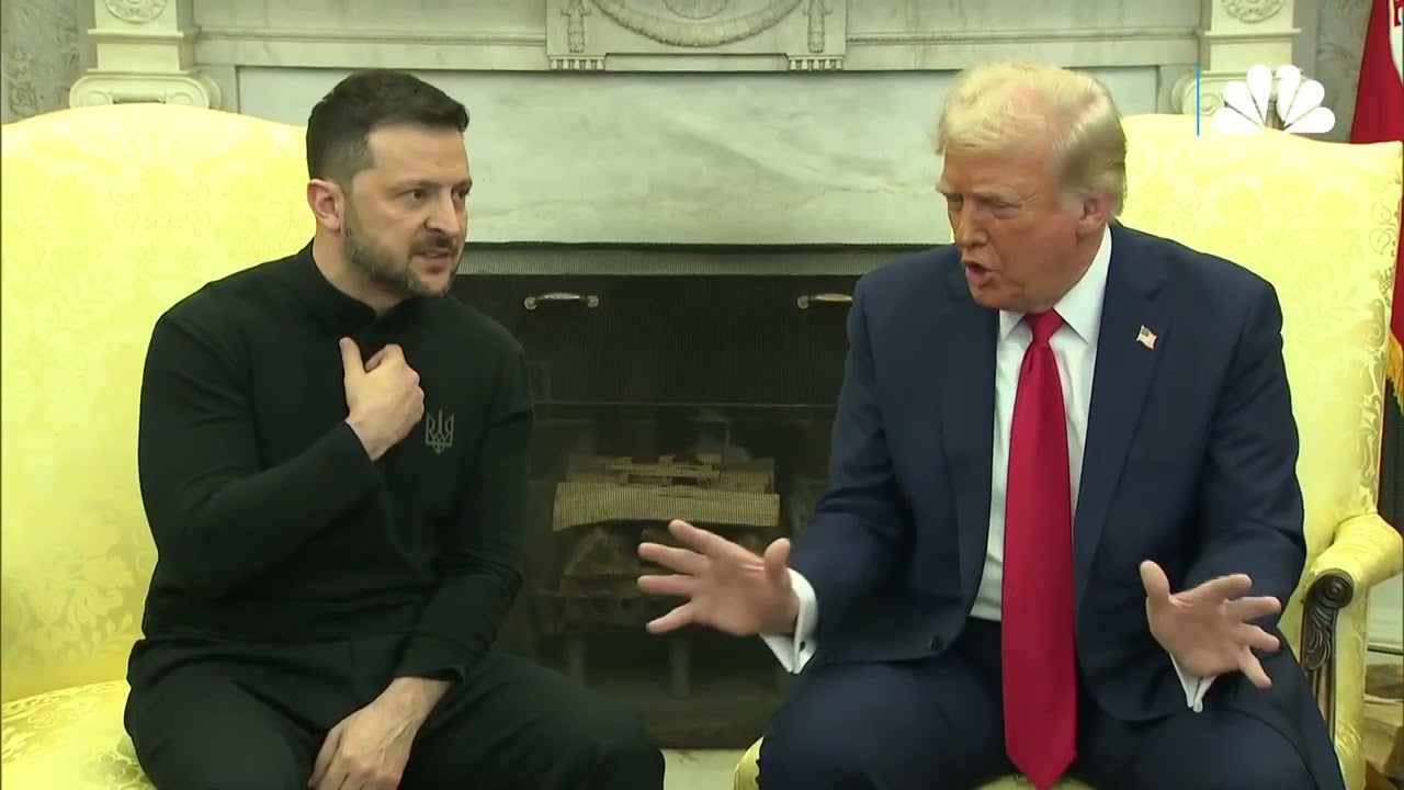 WATCH: Full heated exchange between Zelensky, Trump and Vance | NBC4 Washington