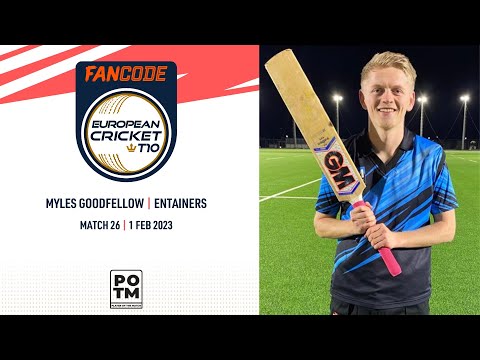 POTM: M.Goodfellow - ETR vs PIR | Highlights | FanCode ECT10 Gibraltar | Gibraltar 2023 | ECT23.026