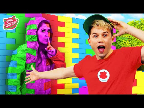 OS MELHORES ESCONDE-ESCONDE DO GATO GALACTICO !!! | Compilado Melhores Esconderijos