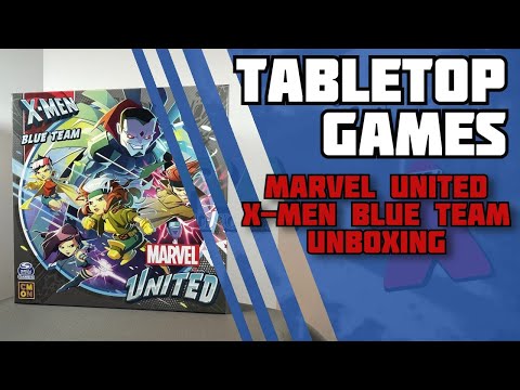 Marvel United X-Men Board Game | BLUE TEAM EXPANSION | Unboxing | Game by CMON
