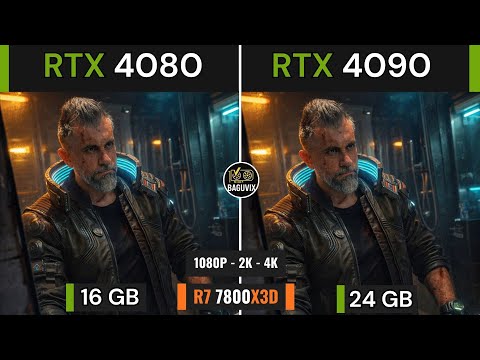 RTX 4080 VS RTX 4090 Test in 20 Games - Raw FPS Only