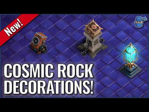 Cosmic Rock Event Decorations - October 2025 | Clash of Clans