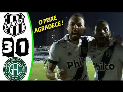 Ponte Preta 3 x 1 Guarani | Melhores momentos e Gols - Campeonato Paulista !