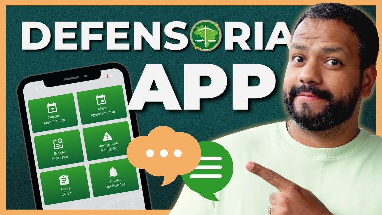 APLICATIVO DEFENSORIA: Atendimento sem sair de casa - Como enviar mensagem e documentos [ATUALIZADO]