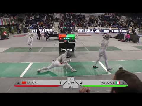 Orleans Grand Prix 2023 SWS - L64 - Shao Yaqi CHN v Eloisa Passaro ITA