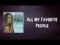 Maren Morris All My Favorite People Lyrics