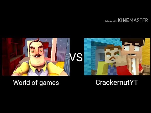 Hello neighbor song - Get out Part 2 (World of games vs CrackernutYT)