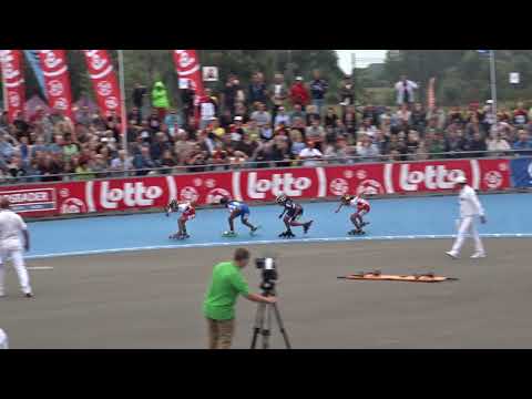 500m 1/2 final jun ladies 2 (European Championships Inline Skating 2018)