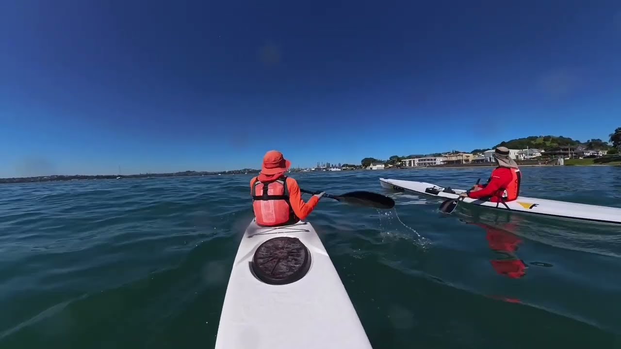 Devonport Auckland - NK Breeze & Fenn Blue-Fin S surfski