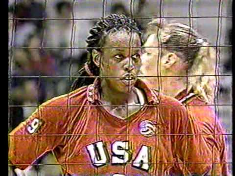 1995 WC Volleyball USA vs Brazil