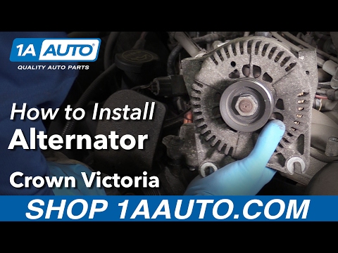 How to Replace Alternator 03-08 Ford Crown Victoria