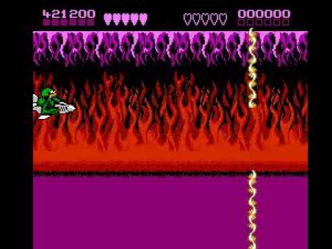 Battletoads (NES) - Volkmire's Inferno (Stage 7)