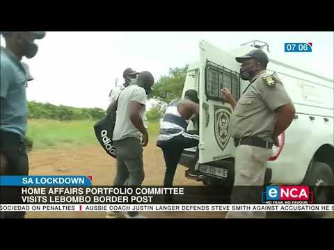 Parliament's Home Affairs Portfolio Committee is expected to visit the Lebombo border post