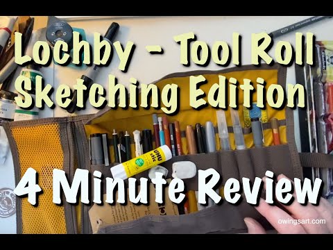 Lochby Tool Roll - Sketching Edition