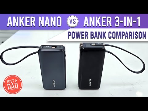Anker 3-in-1 vs Anker Nano Power Bank COMPARISON