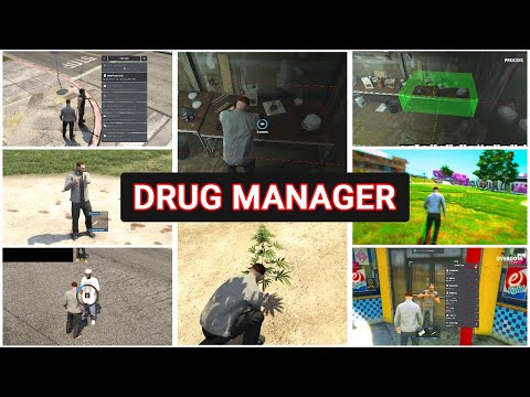 DRUG MANAGER V2 FIVEM | ESX/QBCORE