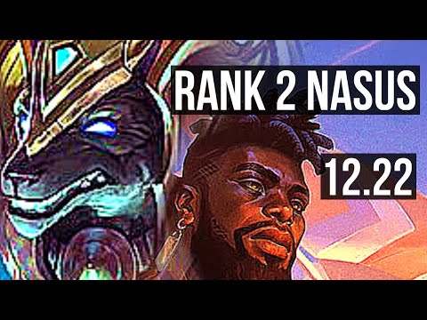 NASUS vs K'SANTE (TOP) | Rank 2 Nasus, 6/1/4, Dominating | KR Grandmaster | 12.22