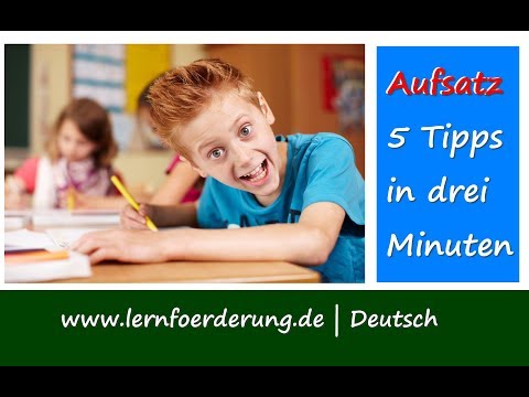 ✅ Aufsatz schreiben - 5 Tipps für Anfänger