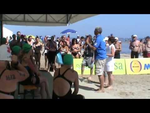 Mondiali Master Riccione 2012. Gara in Mare. 3Km. M55 Donne