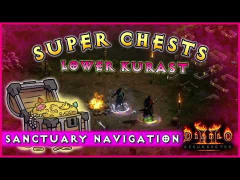 Lower Kurast Super Chest Farm - (D2R MF Location Breakdown) | Zeegers Stream Highlights