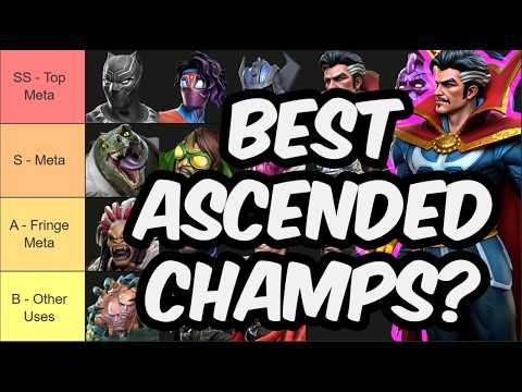 Best Ascended Champions Revealed So Far Ranked - Prediction Tier List - Marvel Contest of Champions