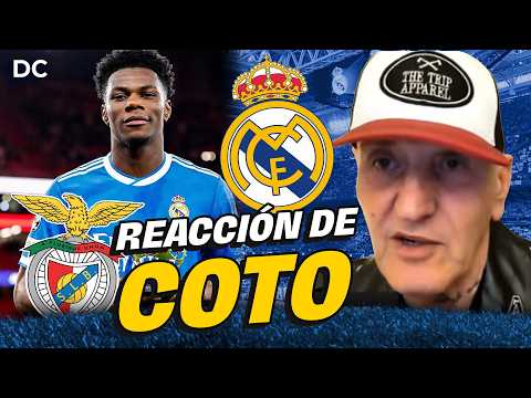 COTO MATAMOROS REACCIONA AL BENFICA 0-1 REAL MADRID DE LA CHAMPIONS LEAGUE