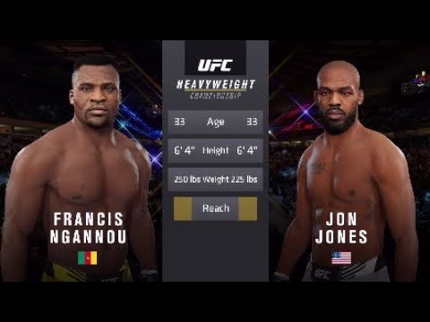 Jon Jones Vs Francis Ngannou Full Fight