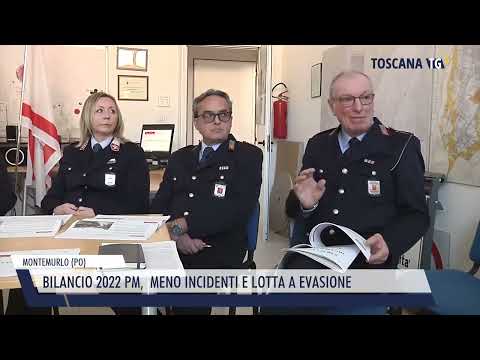 2023-01-21 MONTEMURLO (PO) - BILANCIO 2022 PM,  MENO INCIDENTI E LOTTA A EVASIONE