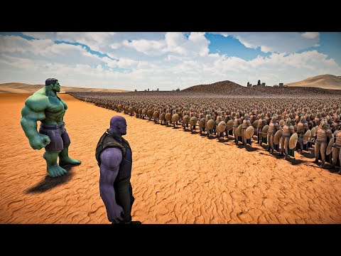 THANOS & HULK VS 1,000,000 SPARTANS - UEBS 2