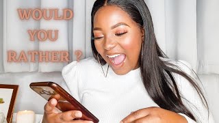 WOULD YOU RATHER TAG| THESE QUESTIONS CHILE...😂